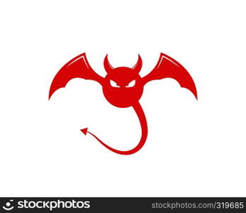 Devil logo vector template