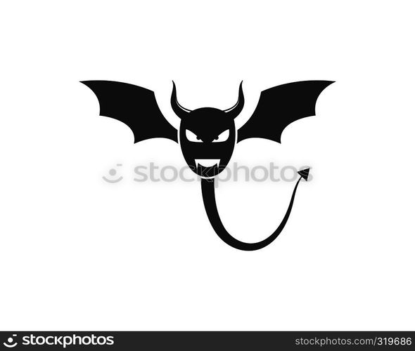 Devil logo vector template