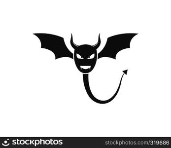 Devil logo vector template