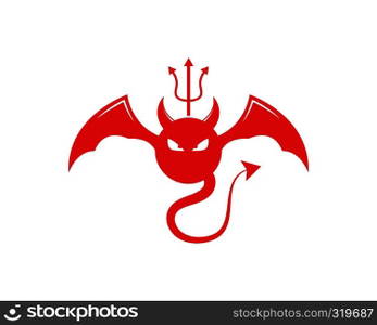 Devil logo vector template