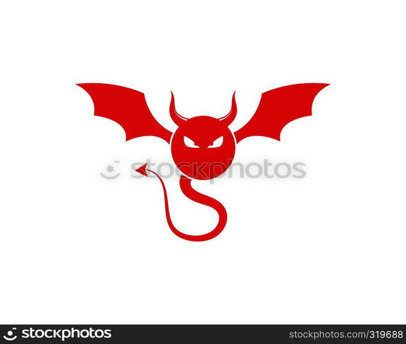 Devil logo vector template