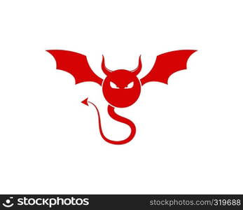 Devil logo vector template