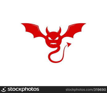 Devil logo vector template