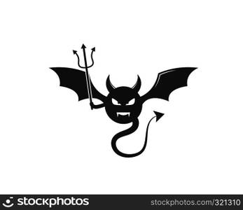 Devil logo vector template