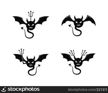 Devil logo vector template