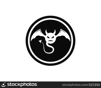Devil logo vector template