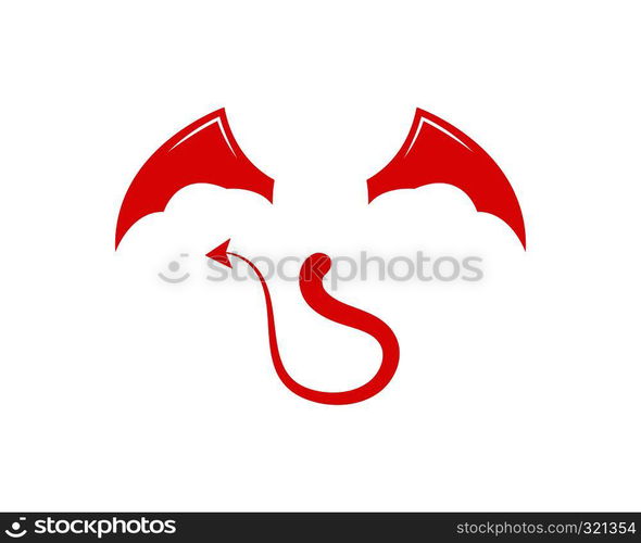 Devil logo vector template
