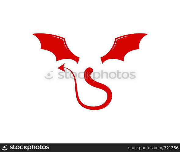 Devil logo vector template