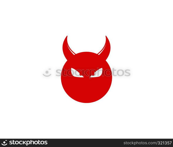 Devil logo vector template