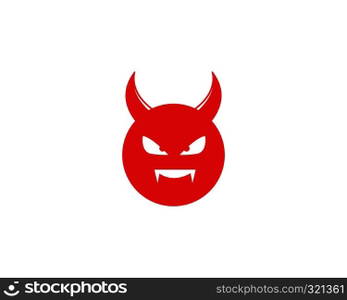 Devil logo vector template
