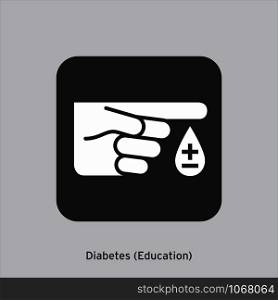 Diabetes (Education) Icon Sign
