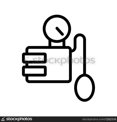 diabetes icon vector. Thin line sign. Isolated contour symbol illustration. diabetes icon vector. Isolated contour symbol illustration