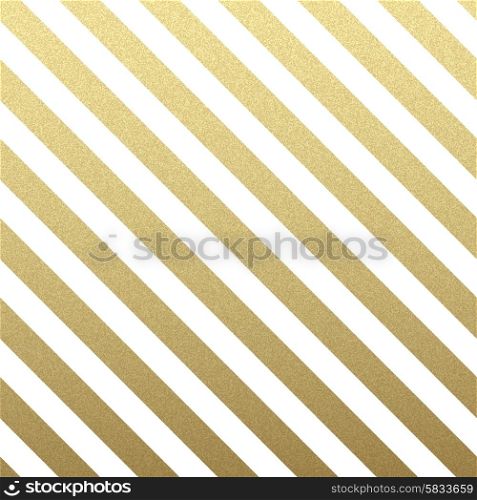Diagonal Pattern . Gold glittering diagonal lines pattern on white background. . Classic pattern. Vector design