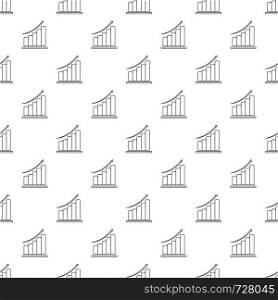 Diagram pattern vector seamless repeating for any web design. Diagram pattern vector seamless