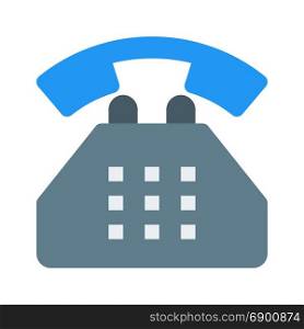 dial phone, icon on isolated background