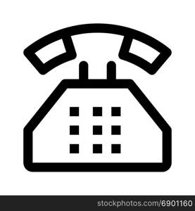 dial phone, icon on isolated background