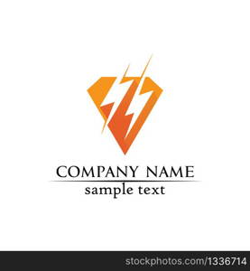 Diamond and Jewel design vector Logo Template symbol