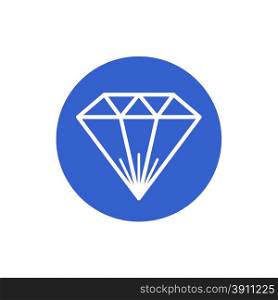 diamond gemstone. precious diamond gemstone theme vector art illustration