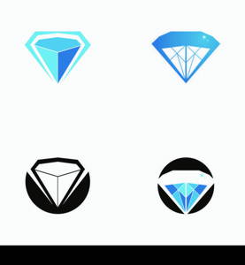 Diamond icon and symbol vector illustration