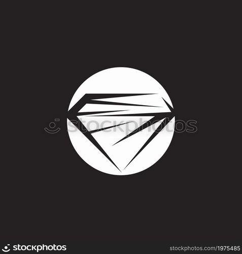 Diamond icon and symbol vector illustration