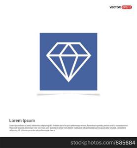 Diamond icon - Blue photo Frame