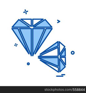 Diamond icon design vector