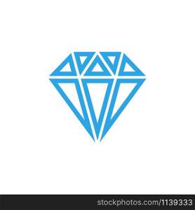 Diamond icon graphic design template vector isolated. Diamond icon graphic design template vector