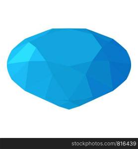 Diamond icon. Isometric illustration of diamond icon for web. Diamond icon, isometric 3d style