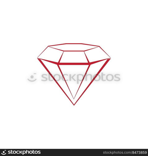 diamond icon logo vector design template