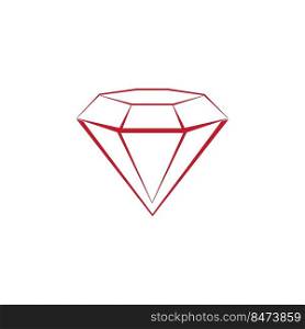 diamond icon logo vector design template