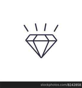 diamond icon vector illustration logo design
