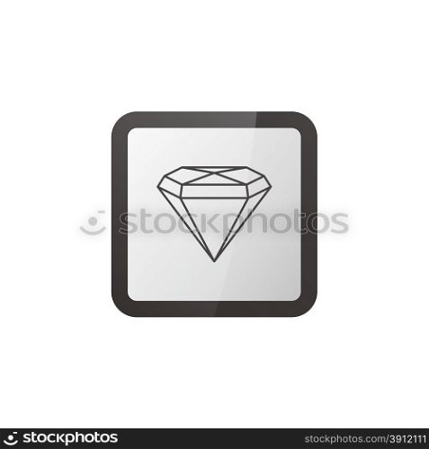 diamond jewelry gemstone theme vector art illustration. diamond jewelry