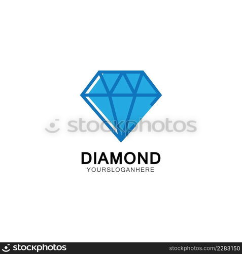 Diamond Logo Design Template. Vector illustration.