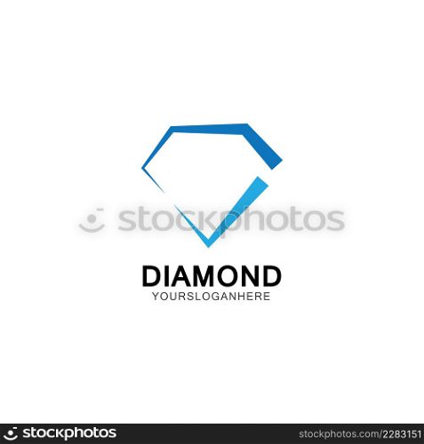 Diamond Logo Design Template. Vector illustration.
