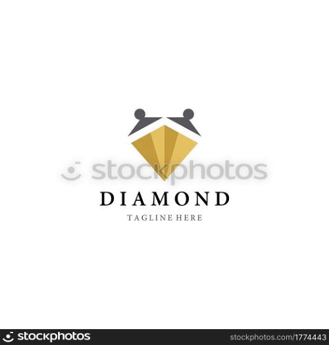 Diamond logo template vector icon design
