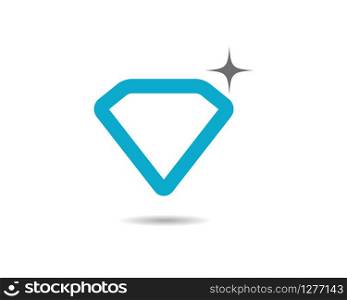 Diamond logo template vector icon illustration design