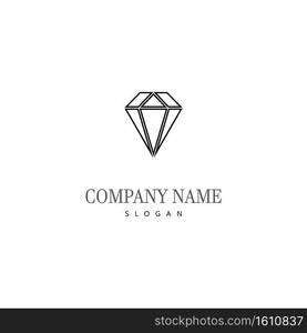 Diamond Logo Template vector icon illustration design