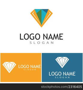 Diamond Logo Template vector icon illustration design