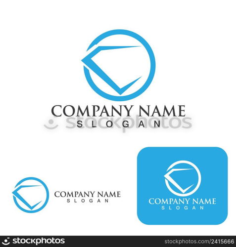 Diamond Logo Template vector icon illustration design