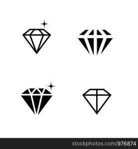 Diamond Logo Template vector icon illustration design