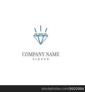 Diamond Logo Template vector icon illustration design