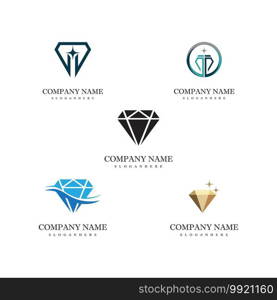 Diamond Logo Template vector icon illustration design