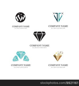 Diamond Logo Template vector icon illustration design