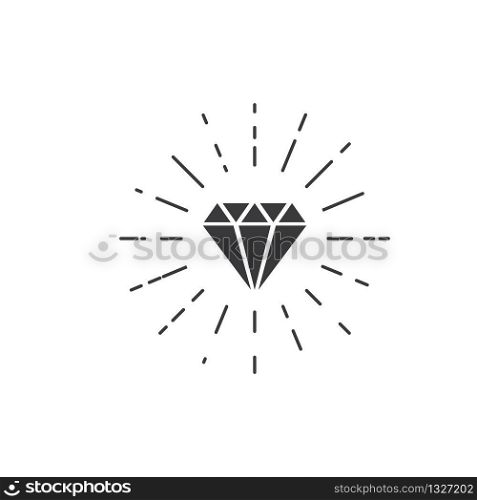 Diamond logo vector icon illustration design template