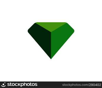 Diamond logo vector icon template
