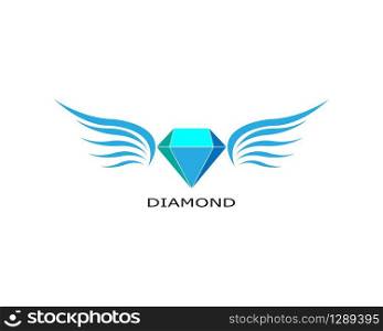 Diamond logo vector template illustration design