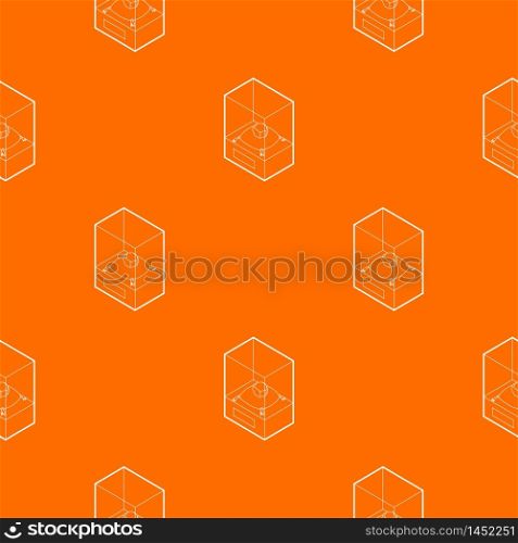Diamond on a pedestal pattern vector orange for any web design best. Diamond on a pedestal pattern vector orange
