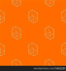 Diamond on a pedestal pattern vector orange for any web design best. Diamond on a pedestal pattern vector orange