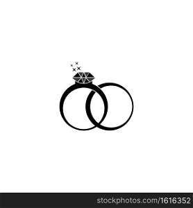 Diamond Ring icon vector design template illustration