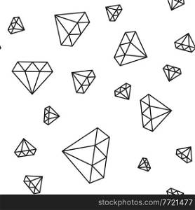 Diamond simple seamless pattern background. Vector Illustration EPS10